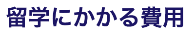 留学にかかる費用